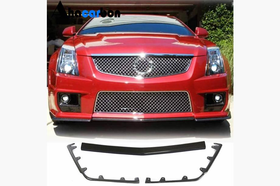 Cadillac CTS 2007-2014 Capace Bara Fata Carbon (pentru CTS V Coupe) Foto 1
