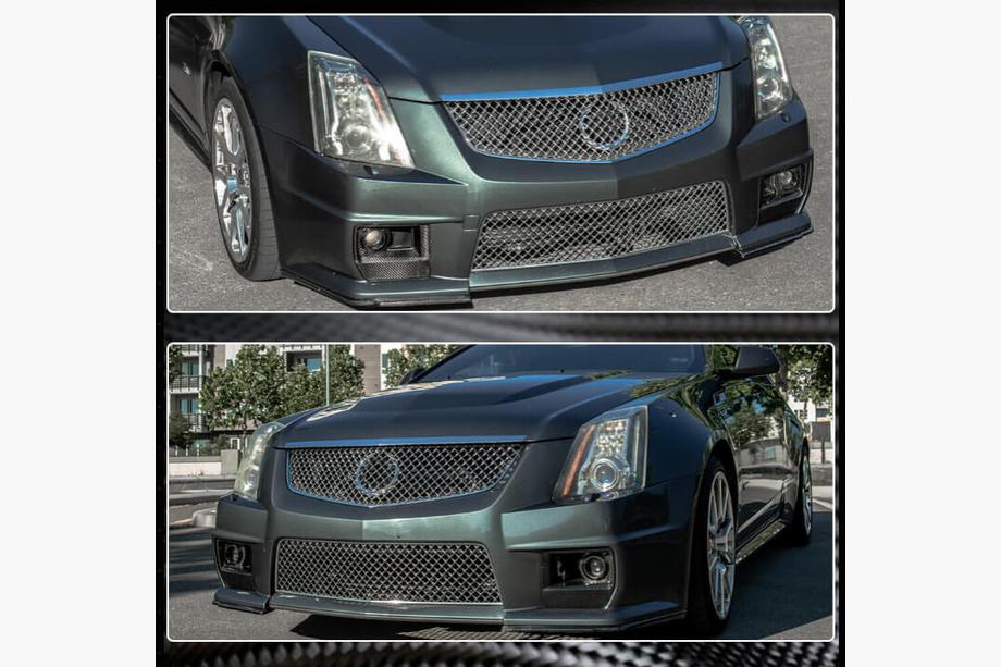 Cadillac CTS 2007-2014 Capace Bara Fata Carbon (pentru CTS V Coupe) Foto 2
