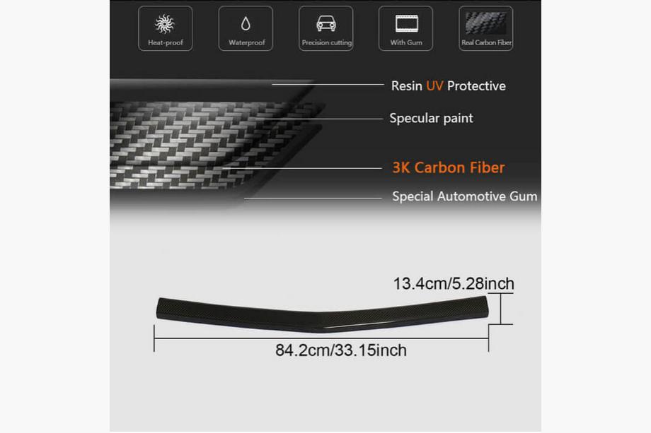 Cadillac CTS 2007-2014 Capace Bara Fata Carbon (pentru CTS V Coupe) Foto 5