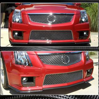 Lip Bara Fata V2 pentru CTS V Coupe, Carbon Cadillac CTS 2007-2014 foto 4