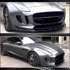 Jaguar F-Type 2013-2024 Prelungire Bara Fata Lip (2013-2016, Carbon) foto 4