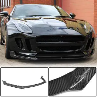 Prelungire Bara Fata Lip (2013-2016, Carbon) Jaguar F-Type 2013-2024 foto 1