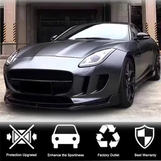 Prelungire Bara Fata Lip (2013-2016, Carbon) Jaguar F-Type 2013-2024 foto 2