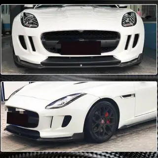 Prelungire Bara Fata Lip (2013-2016, Carbon) Jaguar F-Type 2013-2024 foto 3