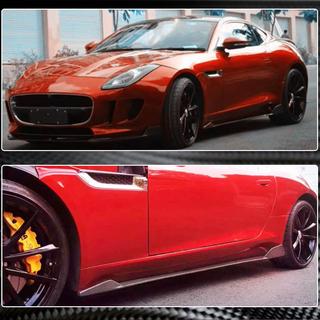 Praguri Laterale (2013-2016, Carbon) Jaguar F-Type 2013-2024 foto 3