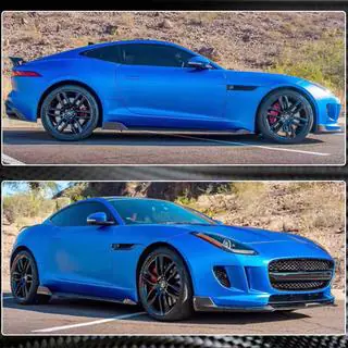 Praguri Laterale (2013-2016, Carbon) Jaguar F-Type 2013-2024 foto 4