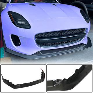 Lip spoiler bara fata (pentru Base 2017-2019, Carbon) Jaguar F-Type 2013-2024 foto 1