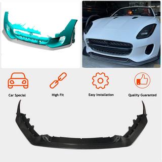 Lip spoiler bara fata (pentru Base 2017-2019, Carbon) Jaguar F-Type 2013-2024 foto 2
