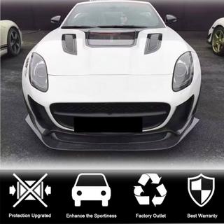 Lip spoiler bara fata (pentru Base 2017-2019, Carbon) Jaguar F-Type 2013-2024 foto 3
