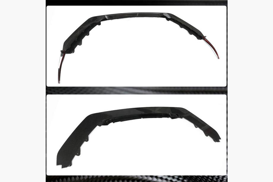 Jaguar F-Type 2013-2024 Lip spoiler bara fata (pentru Base 2017-2019, Carbon) Foto 5