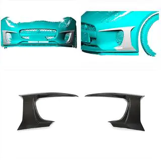 Capace Bara Fata Carbon (pentru Base 2017-2019) Jaguar F-Type 2013-2024 foto 2
