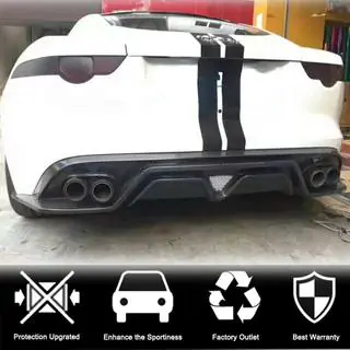 Difuzor bara spate (2013-2019, Carbon) Jaguar F-Type 2013-2024 foto 2