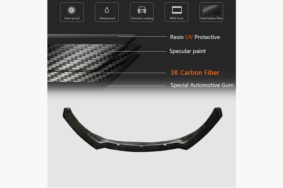 Jaguar XF 2016- Prelungire Bara Fata Lip (2016-2020, Carbon) Foto 5