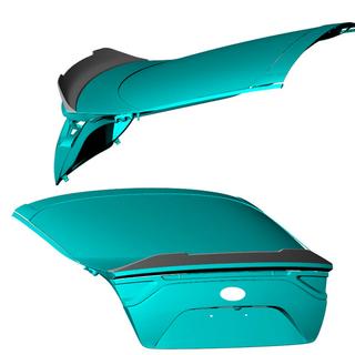 Spoiler V1 (Carbon) Kia Stinger 2017-2023 foto 3