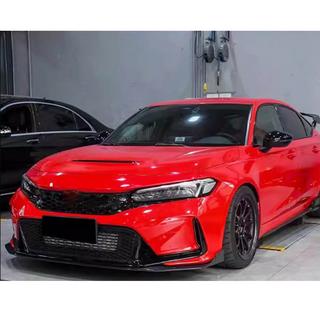 Lip bara fata V2 (Carbon) Honda Civic HB 2021- foto 2