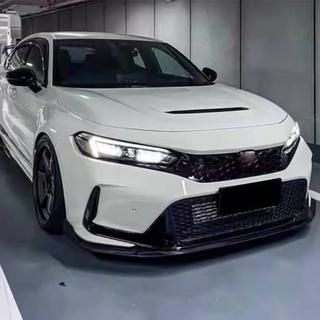 Lip bara fata V2 (Carbon) Honda Civic HB 2021- foto 3