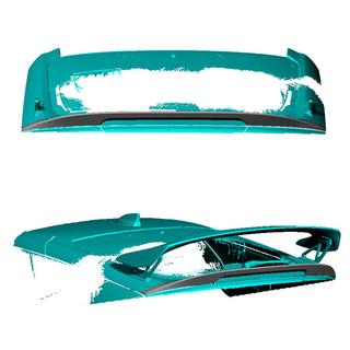 Spoiler (Carbon) Honda Civic HB 2021- foto 2