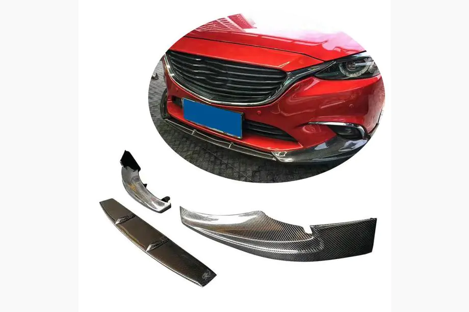 Mazda 6 2012-2024 Lip bara fata V1 (2017-2019, Carbon) Foto 1