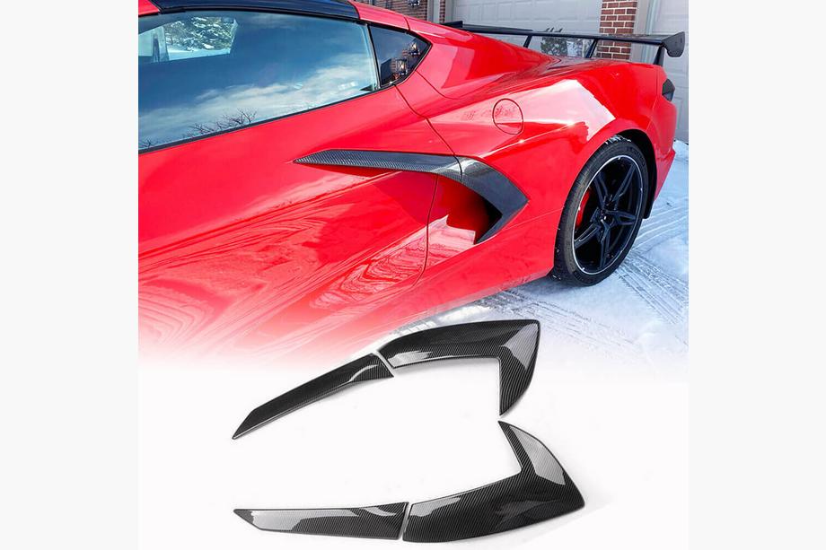 Chevrolet Corvette C8 2019- Capace aripi spate carbon (2019-2022) Foto 1