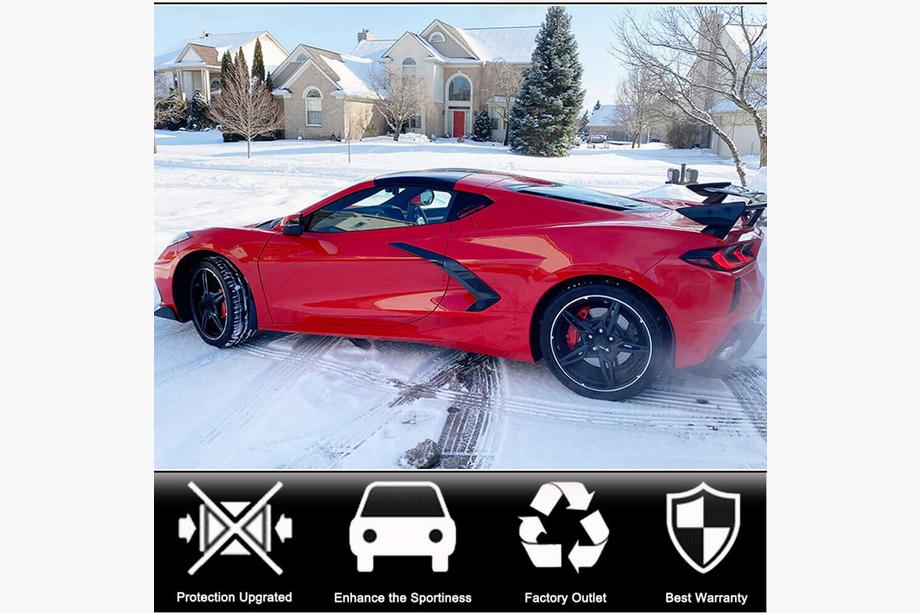 Chevrolet Corvette C8 2019- Capace aripi spate carbon (2019-2022) Foto 2