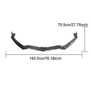 Prelungire Bara Fata Lip (2019-2022, Carbon) Chevrolet Corvette C8 2019- foto 3