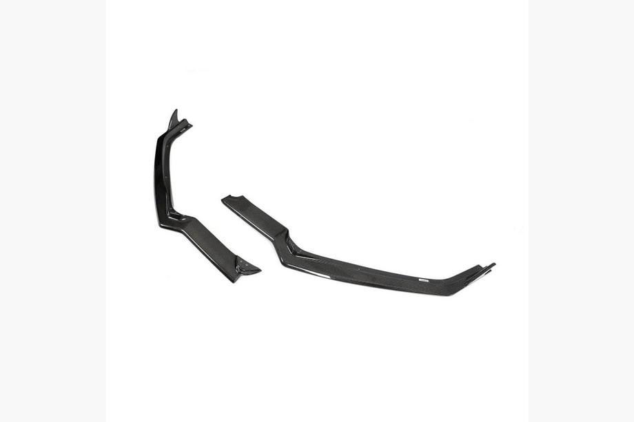 Chevrolet Corvette C8 2019- Prelungire Bara Fata Lip (2019-2022, Carbon) Foto 6