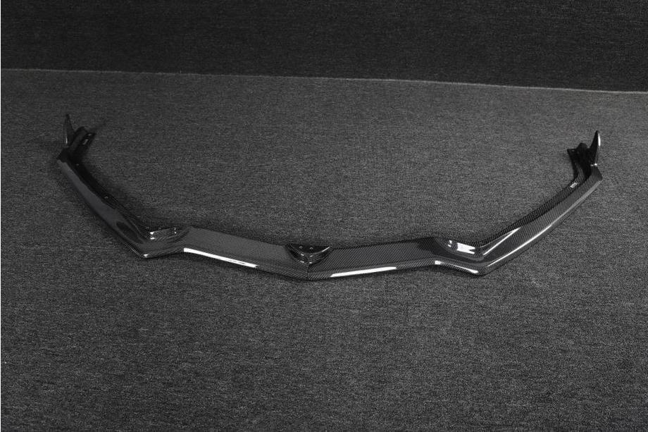 Chevrolet Corvette C8 2019- Prelungire Bara Fata Lip (2019-2022, Carbon) Foto 8