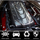 Chevrolet Corvette C8 2019- Capac motor (2019-2022, Carbon) foto 2