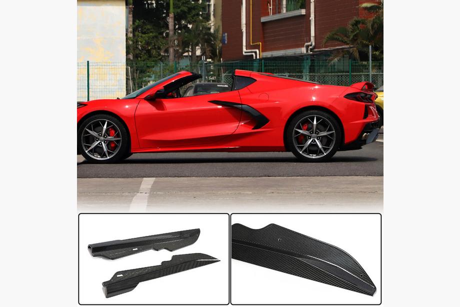 Chevrolet Corvette C8 2019- Praguri Laterale (Carbon) Image