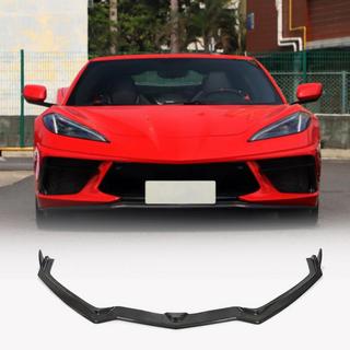 Lip Bara Fata (Carbon) Chevrolet Corvette C8 2019- foto 1
