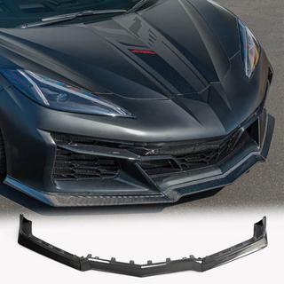 Lip Bara Fata (pentru Z06, 2022-2024, Carbon) Chevrolet Corvette C8 2019- foto 1