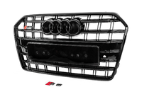 Audi A6 C7 2011-2017 Grila Fata Neagra S-Style (2014-2017) foto 3