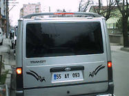 Ford Transit 2000–2014 Spoiler Isikli Acoperis Jos (grunduit pentru vopsire) foto 4