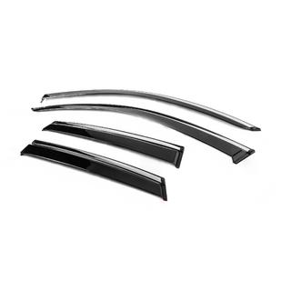 Deflectoare geamuri cu ornament cromat Niken Luxury (4 buc) Audi Q3 2019–2025 foto 2