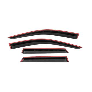 Deflectoare geamuri cu ornament cromat Niken Luxury (4 buc) Audi Q3 2019–2025 foto 4