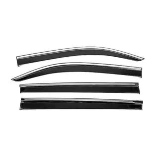 Deflectoare geamuri cu ornament cromat Niken Luxury (4 buc)