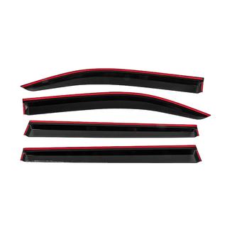 Deflectoare geamuri cu ornament cromat Niken Luxury (4 buc) foto 4