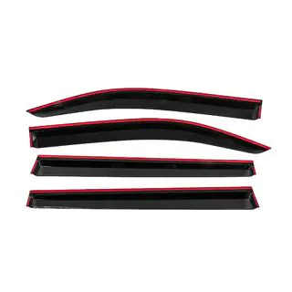 Deflectoare geamuri cu ornament cromat Niken Luxury (4 buc) foto 4