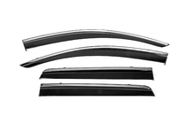 Fiat Freemont 2011-2016 Deflectoare geamuri cu ornament cromat Niken Luxury (4 buc) foto 1