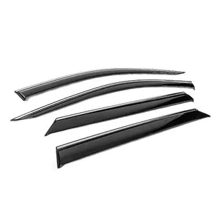Deflectoare geamuri cu ornament cromat Niken Luxury (4 buc) Dodge Durango 2010- foto 3