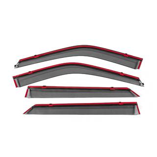 Deflectoare geamuri cu ornament cromat Niken Luxury (4 buc) foto 4