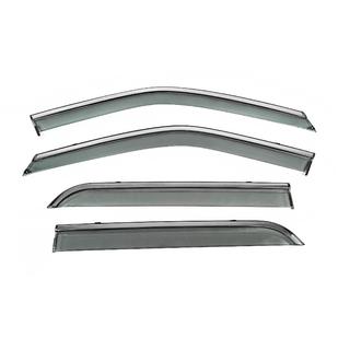 Deflectoare geamuri cu ornament cromat Niken Luxury (4 buc) foto 1