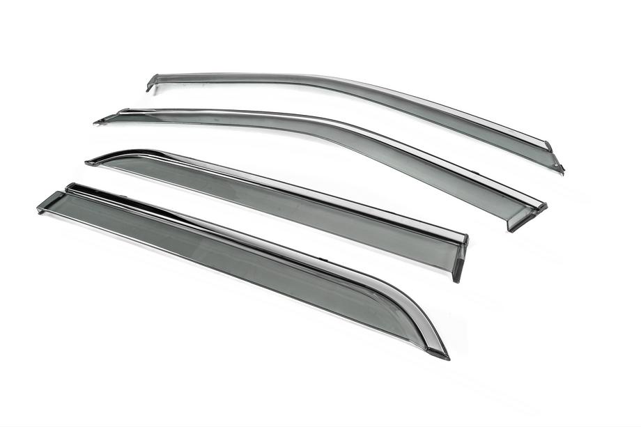 Ford Explorer 2011-2019 Deflectoare geamuri cu ornament cromat Niken Luxury (4 buc) Foto 2