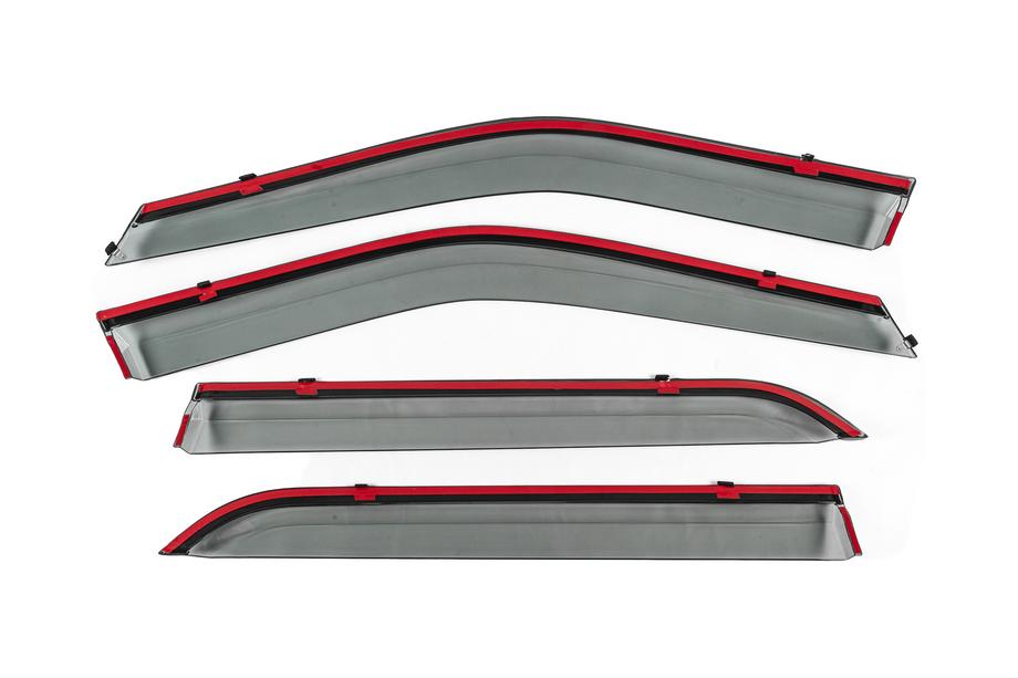 Ford Explorer 2011-2019 Deflectoare geamuri cu ornament cromat Niken Luxury (4 buc) Foto 4