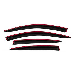 Deflectoare geamuri cu ornament cromat Niken Luxury (4 buc) Hyundai Ioniq 6 2022- foto 4