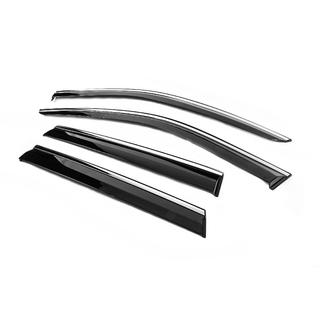 Deflectoare geamuri cu ornament cromat Niken Luxury (4 buc) Jeep Grand Cherokee WK2 2010-2021 foto 2