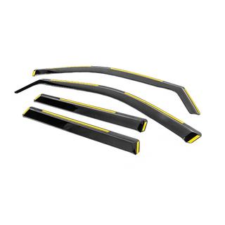 Deflectoare geam incastrabile Niken Luxury (4 buc) Jeep Grand Cherokee WK2 2010-2021 foto 2