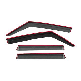 Deflectoare geamuri cu ornament cromat Niken Luxury (4 buc) foto 4