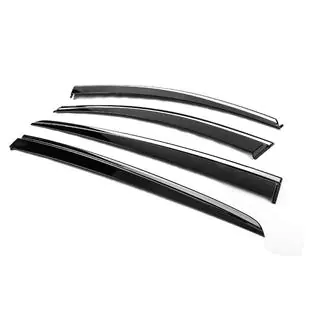 Deflectoare geamuri cu ornament cromat Niken Luxury (4 buc) foto 3