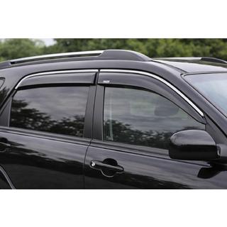 Deflectoare geamuri cu ornament cromat Niken Luxury (4 buc) Kia Sportage 2004-2010 foto 2